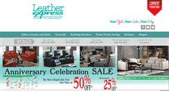 Desktop Screenshot of leatherexpressonline.com